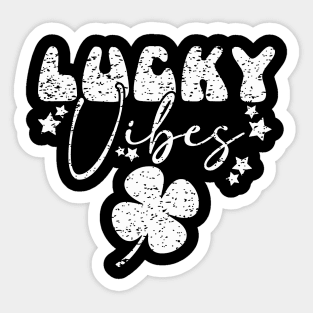 Lucky Vibes on St. Paddy Day Sticker